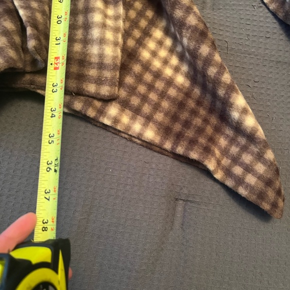NWT: Maurice’s Large Plaid Wrap Coat - Picture 9 of 9